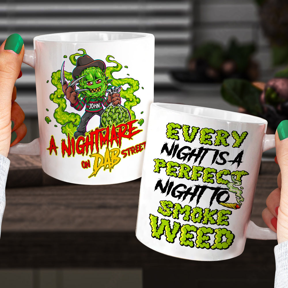 A Nightmare On Dab Street - Personalized White Mug