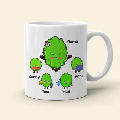 World's Dopest Mom, Personalized Mug, Gift For Mom, Mother's Day Gift, Mom's Little Buds