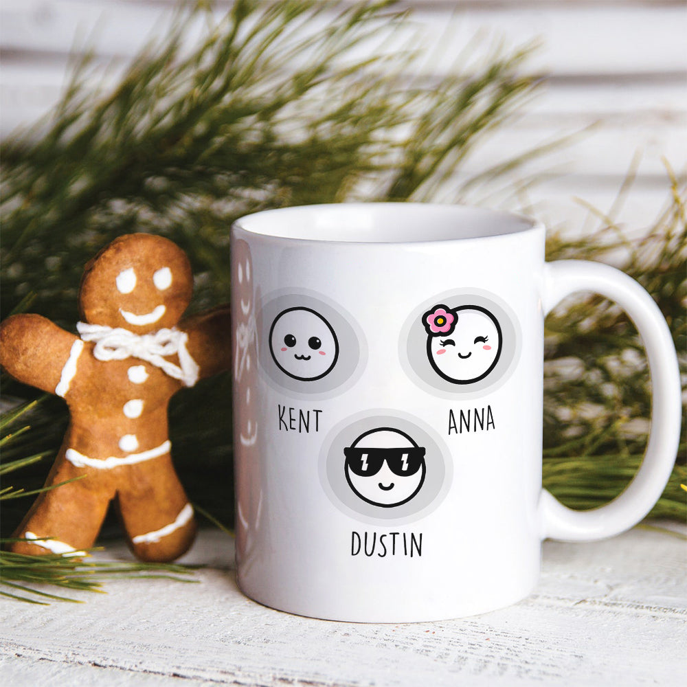 Mom Seems Like Just Yesterday We Were Wee Lil' Eggs, Personalized White Mug