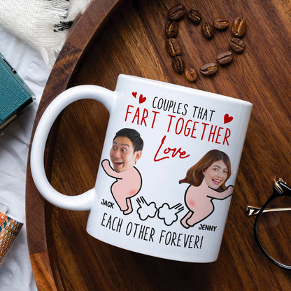 Couples - Love Each Other Forever, Funny Custom Face Coffee Mug, Gift For Couple, Valentine's Gifts