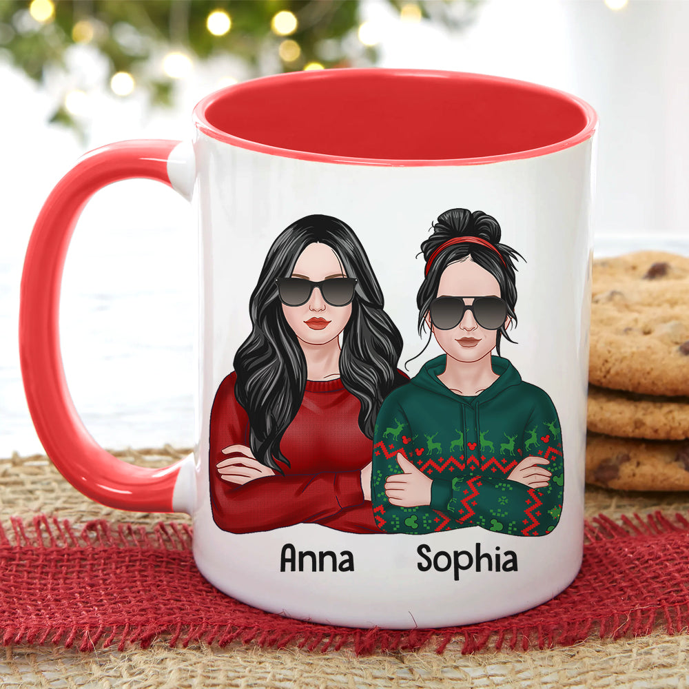I Love You More Than All The Stars Personalized Mom And Daughter Mug - Christmas Gift
