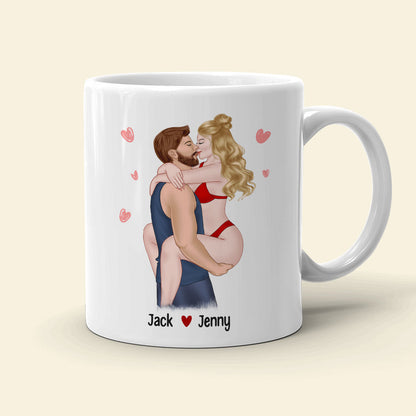 I'm The One Cause You Are A 10-Gift For Couple-Personalized Coffee Mug