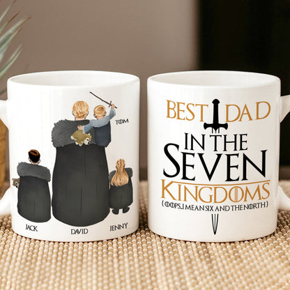 Personalized Gifts For Dad Coffee Mug Best Dad In The Seven Kingdoms 02QHTN250124 Father's Day Gifts