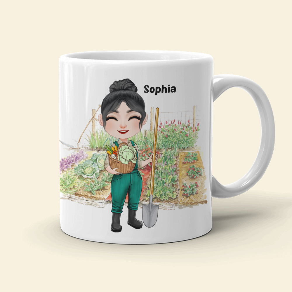 I Might Be Vegan But I Still Love A Sausage - Personalized Vegan Gardening Mug - Gift For Vegan