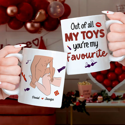 Personalized Gifts For Couple Coffee Mug Out Of All My Toys You're My Favourite