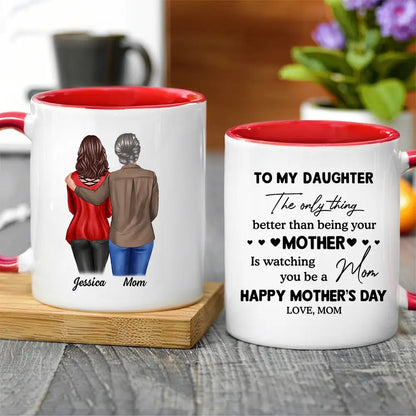 Personalized Mother's Day Mug for Daughter - Custom Gift From Mom
