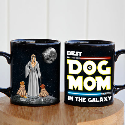 Personalized Gifts For Mom Coffee Mug Best Dog Mom In The Galaxy 011QHTH210324DAHHHG