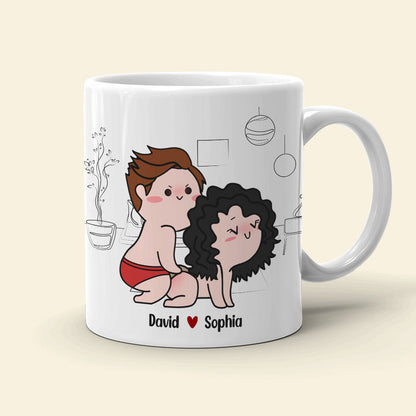 I'm Definitely Coming Back For More-Gift For Couple- Personalized Coffee Mug- Funny Couple Mug