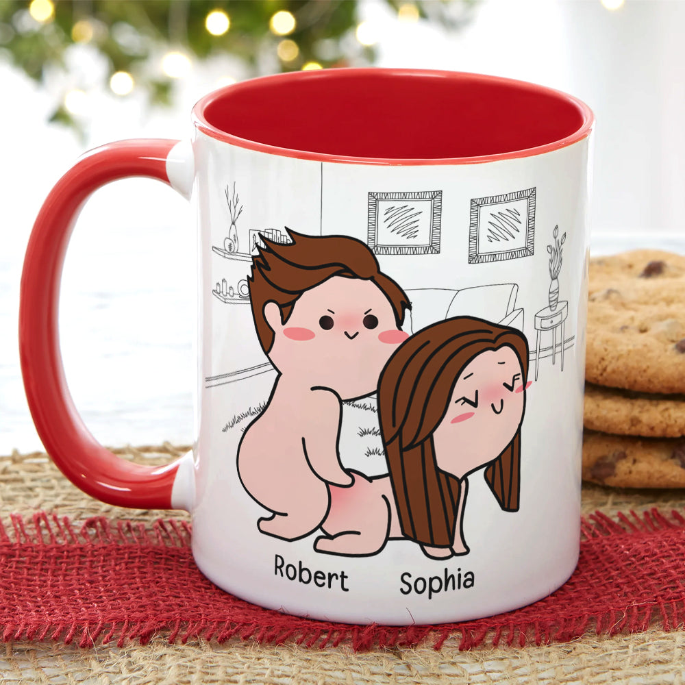 Put This Mug Down And Take Me In Doggy-Gift For Couple-Personalized Coffee Mug-Funny Couple