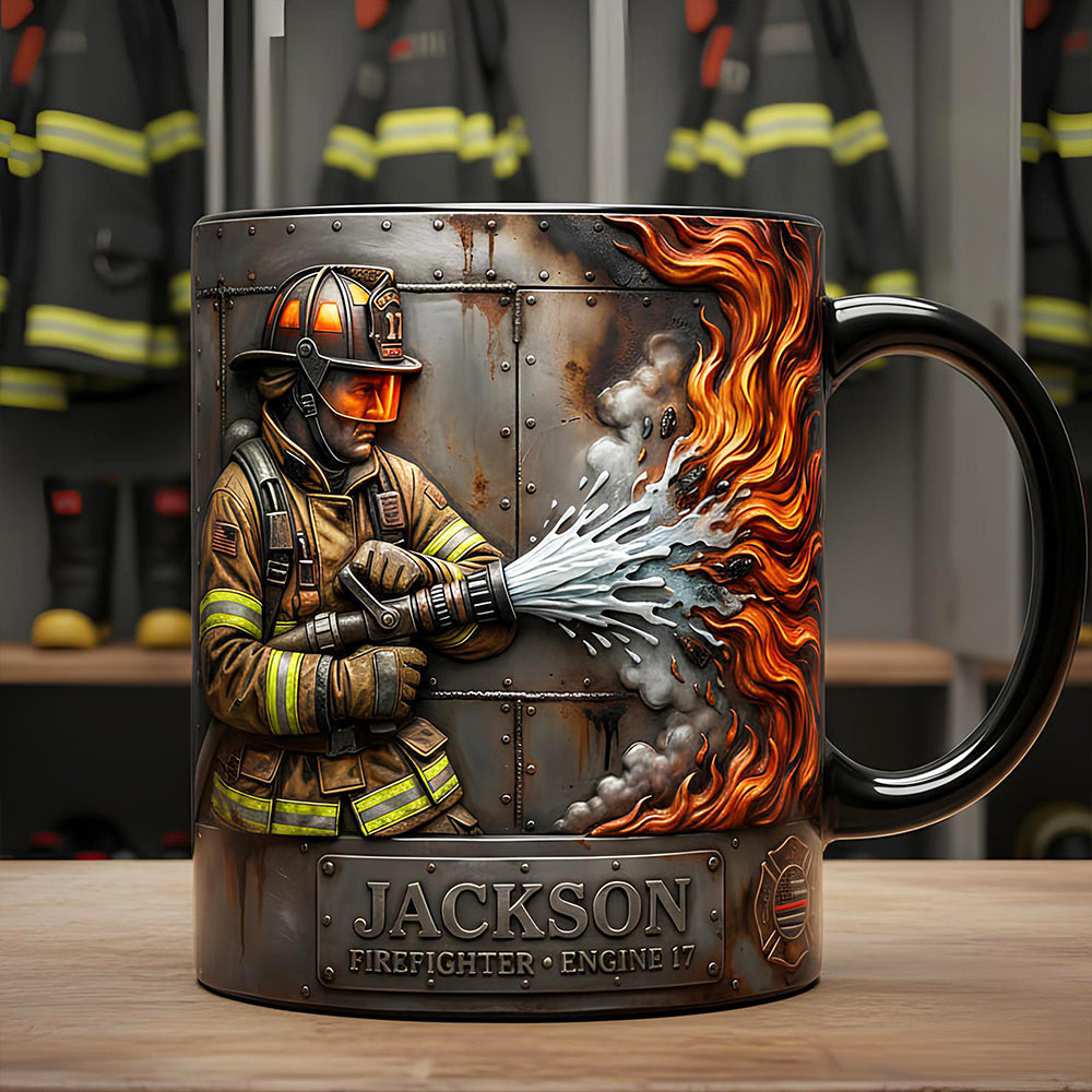 Firefighter Tribute Mug Personalized Gifts For Firefighter 02TODT041225