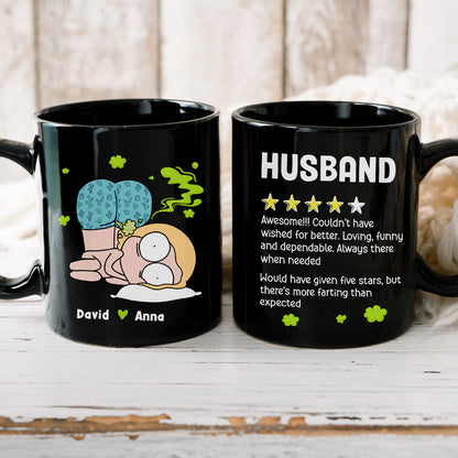 There's More Farting Than Expected- Gift For Couple-Personalized Coffee Mug- Funny Couple
