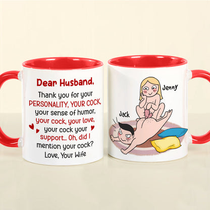 Thank You For Your Personality-Gift For Couple-Personalized Coffee Mug- Funny Couple