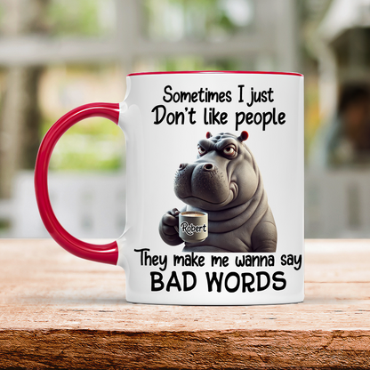 Personalized Gifts For Coworker Coffee Mug Bad Words 03xqpu150125
