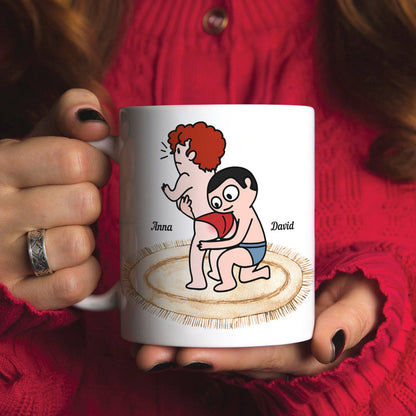 I Like To Make The Sexy Time With You - Personalized White Mug