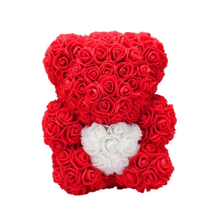 Valentine Foam Forever Rose Teddy Bear