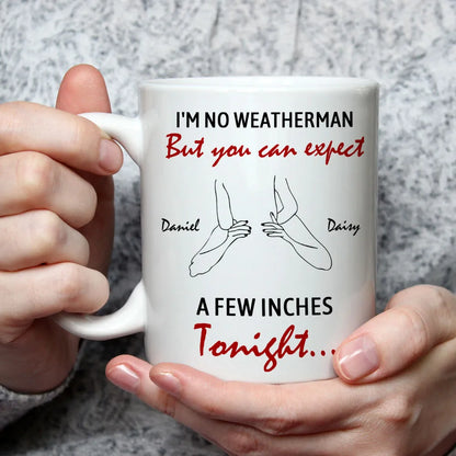 Custom Couple Mug with Names Romantic Minimal Line Art Ceramic Coffee Cup Gift