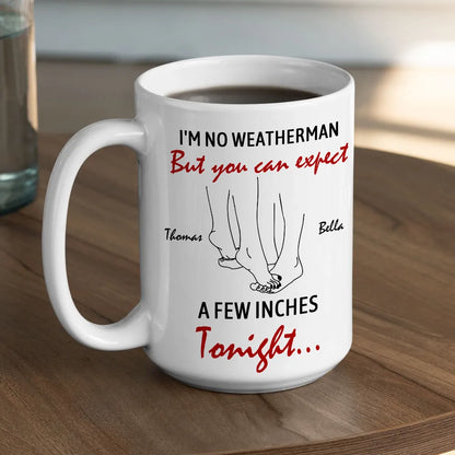 Custom Couple Mug with Names Romantic Minimal Line Art Ceramic Coffee Cup Gift