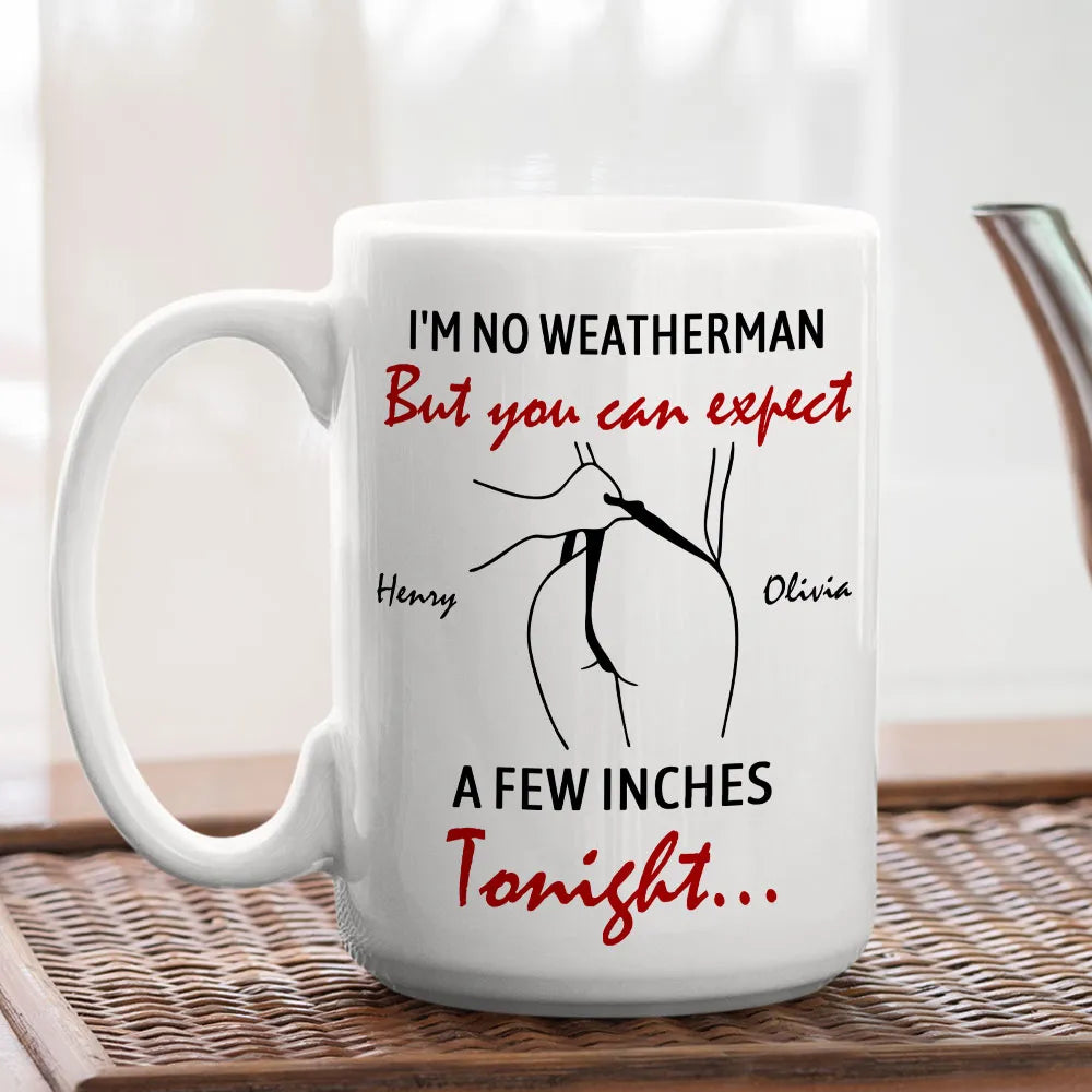 Custom Couple Mug with Names Romantic Minimal Line Art Ceramic Coffee Cup Gift
