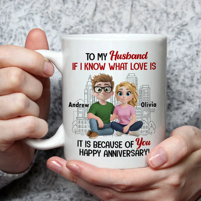 Personalized Cup with Custom Design for Anniversary Gift