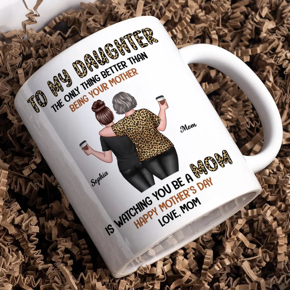 Special Mother's Day Gift for Daughter - A Unique Mug to Celebrate Becoming a Mom