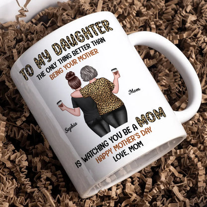 Special Mother's Day Gift for Daughter - A Unique Mug to Celebrate Becoming a Mom