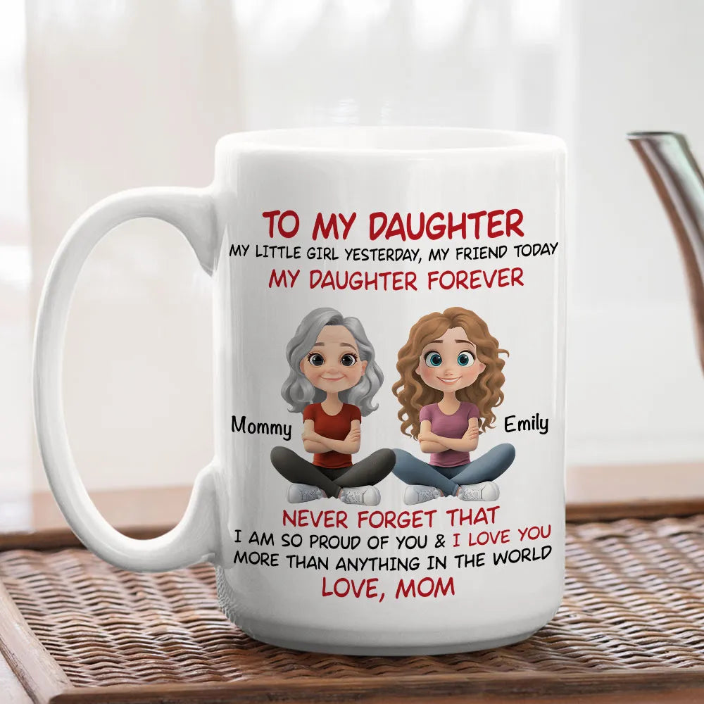 "To My Daughter" Personalized Mug Heartfelt Gift for Your Daughter