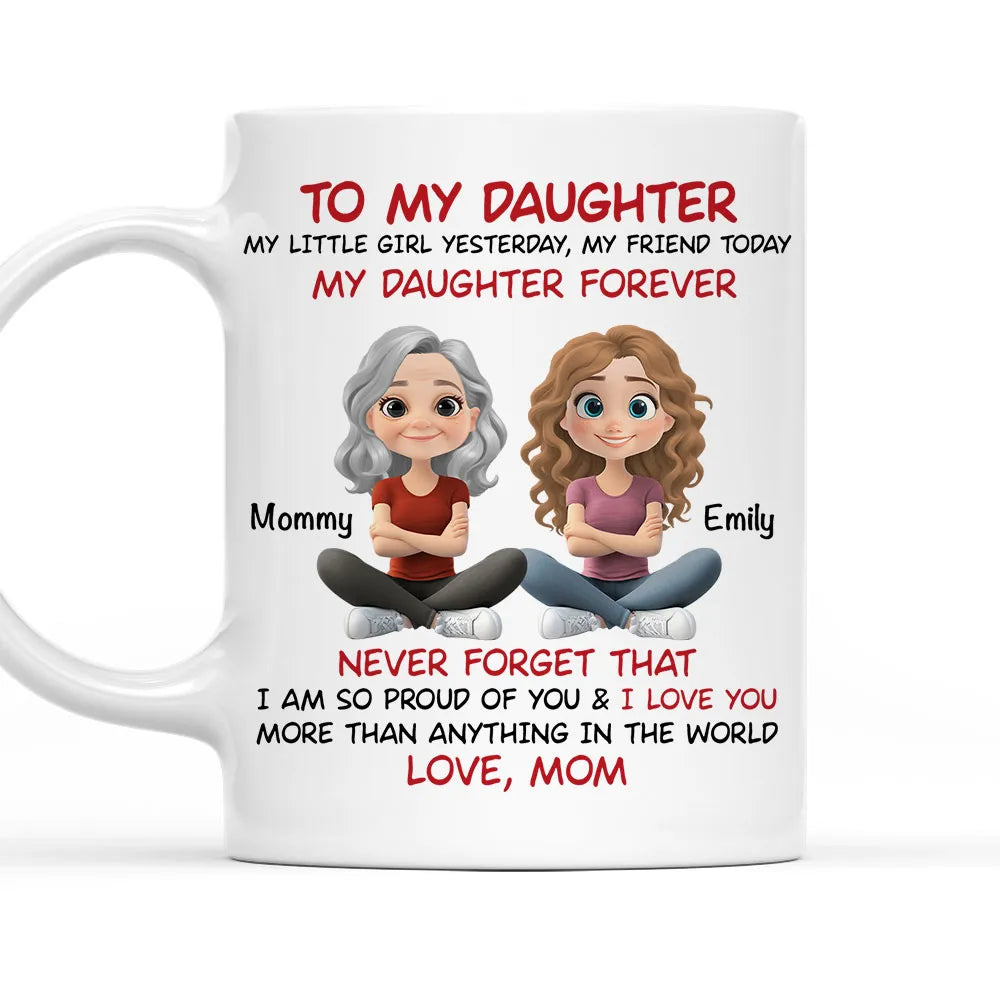 "To My Daughter" Personalized Mug Heartfelt Gift for Your Daughter