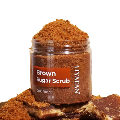 Brown Organic Sugar Body Scrub Exfoliates And Nourishes Skin Naturally