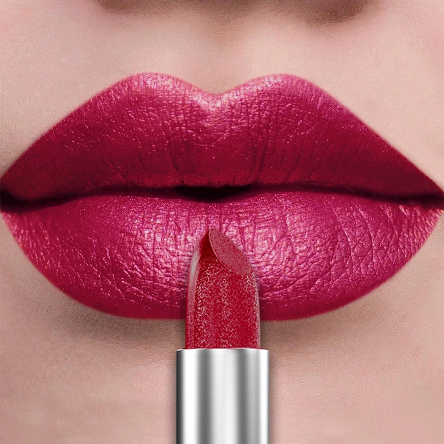 Kafurux Lipstick - Metallic Finish Long-Lasting Lip Color