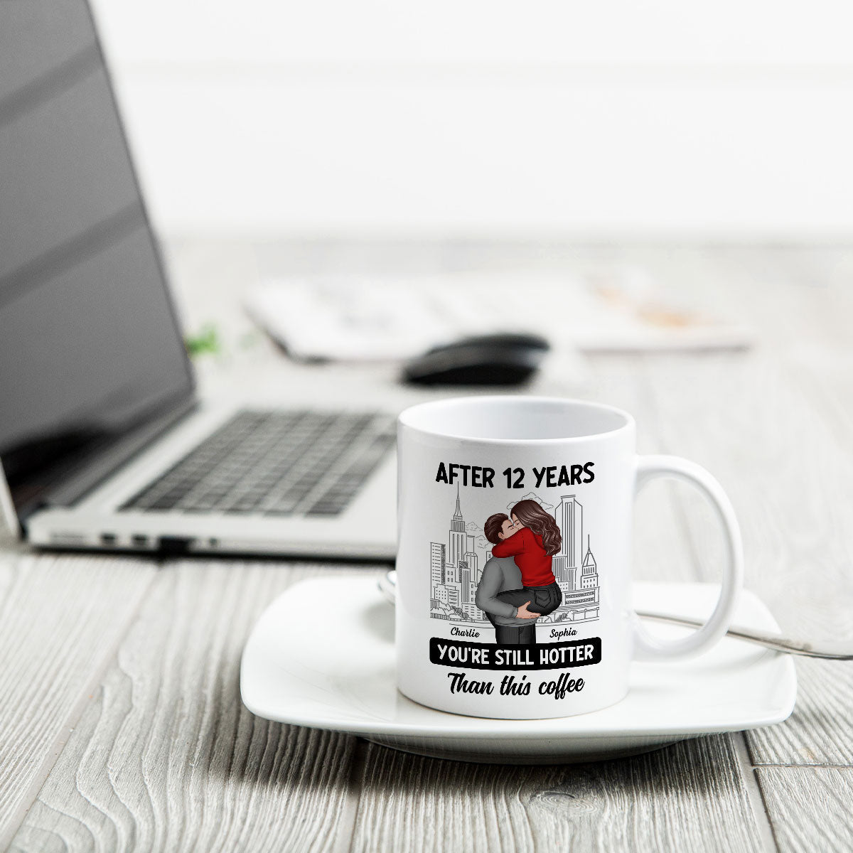 You're Still Hotter Than This Coffee Calendar Anniversary Gift For Couple Gift Personalized Mug