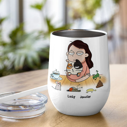 From The One Who Is Always Licking Their Genitals, Personalized Mug, Gift For Cat Lovers