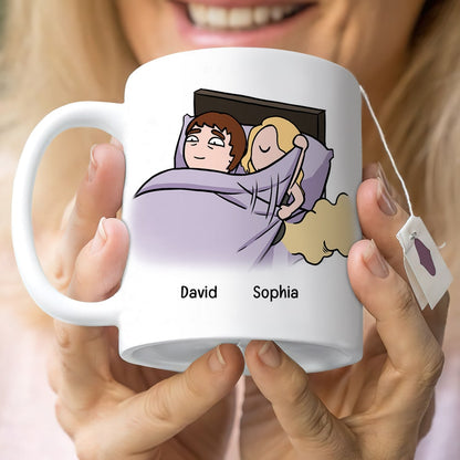 I Love You Even When You Fart Under The Blankets-Personalized Coffee Mug- Gift For Couple- Funny Couple Mug
