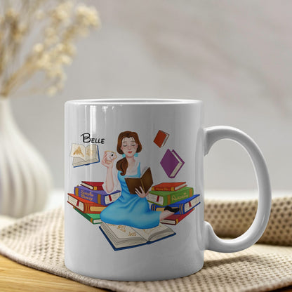 Year Of Books, Personalized Book Mug, Book Lover Gift, Custom Coffee Mug, 07HUPO301123PA