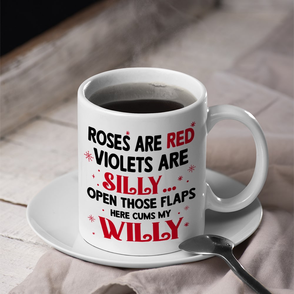 Couple, Roses Are Red Here, Personalized Coffee Mug, Christmas Gifts For Couple