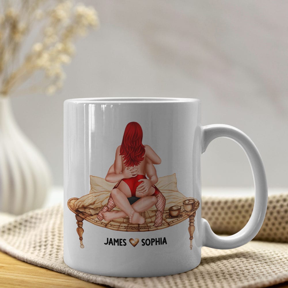 After 10 Years You're Still Hotter Than This Coffee, Personalized Mug, Valentine Gifts, Couple Gifts, 131211