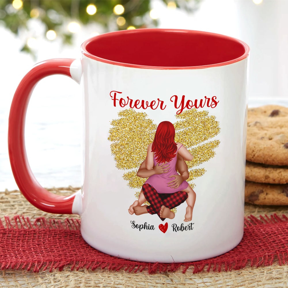 Couple, Thanks For All, Personalized Accent Mug, Christmas Gifts For Couple