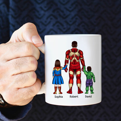 Daddy Our First Love Our Only Legend-Personalized Coffee Mug - Gift For Dad/ Gift For Mom- Dad Coffee Mug-01naqn050423tm