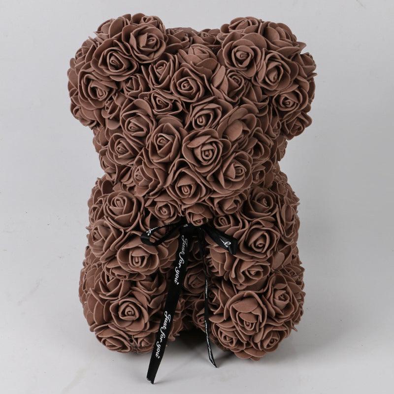 Valentine Foam Forever Rose Teddy Bear