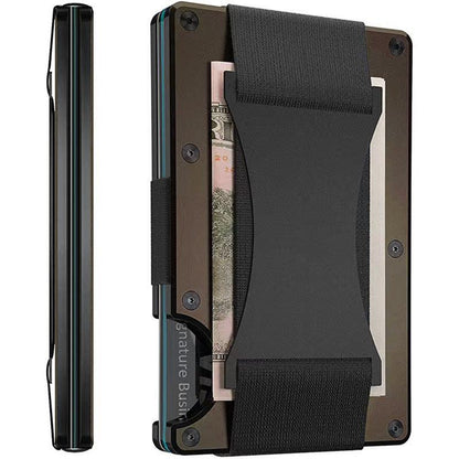 Carbon Fiber Wallet - Rfid Blocking Metal Card Holder