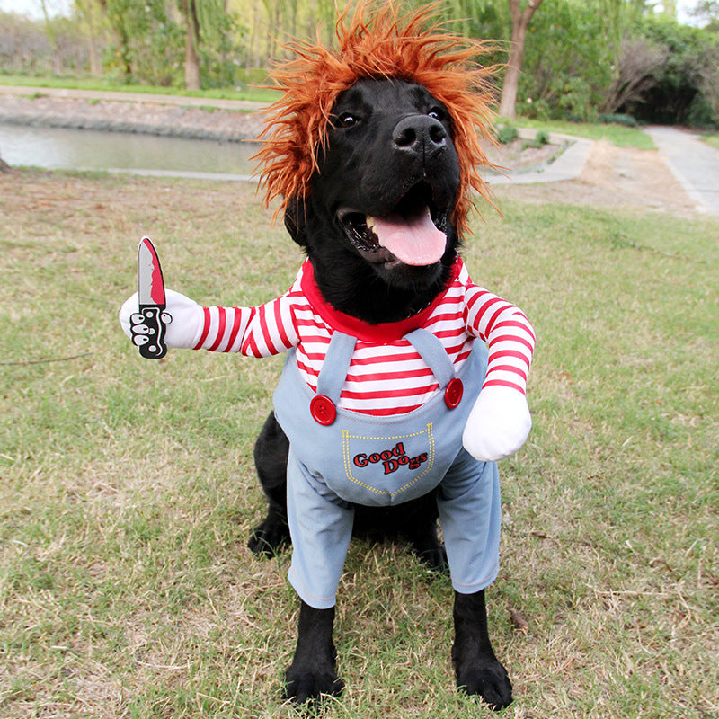Chucky Halloween Dog Costume