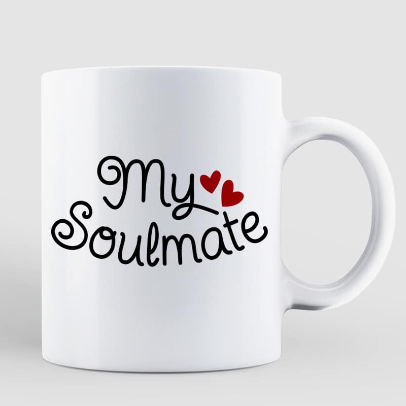 Doll Couple Sitting On Sofa Personalized Mug