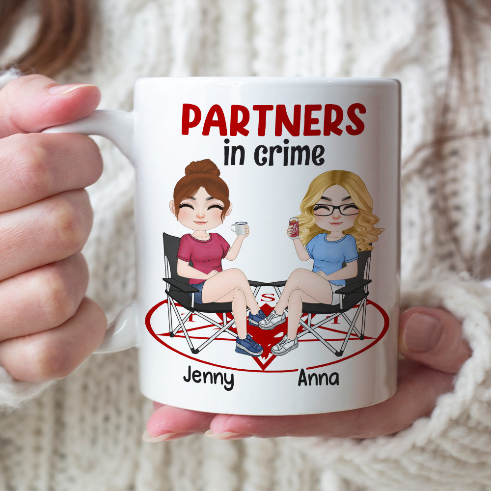 If I Go To Hell At Least I'll Be With My Bestie - Personalized Friends Mug - Gift For Friends