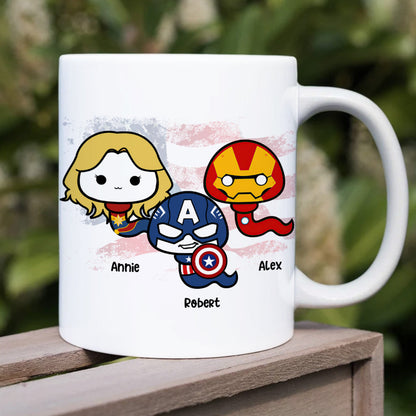 Thanks Our Super Dad For Pulling Out - Personalize Mug - Sperm Dad Gift