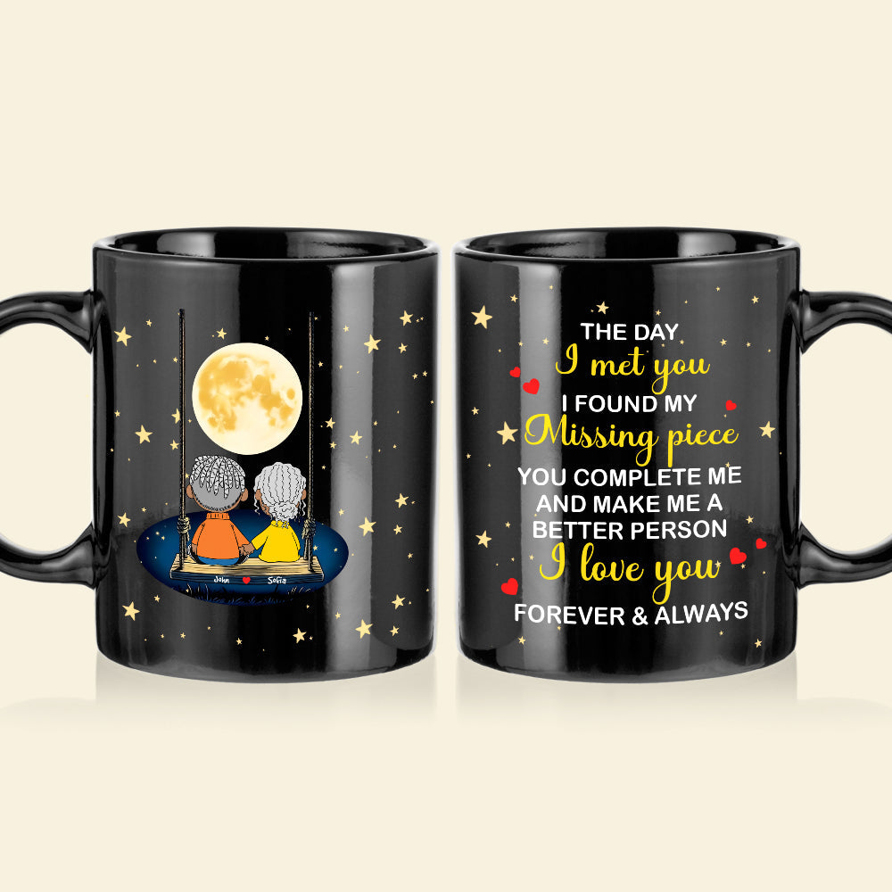 Personalized Gifts For Couple Coffee Mug Couple Backview 03XQMH020125HG