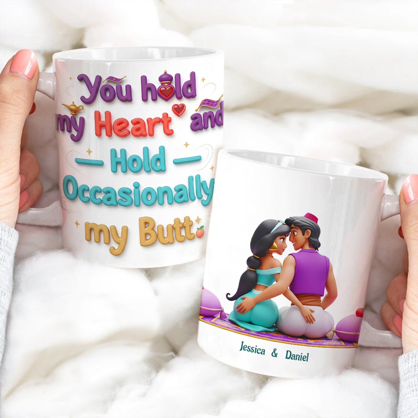 Moonlight Couple Coffee Mug - Personalized Gifts For Couple 03OHLU210625