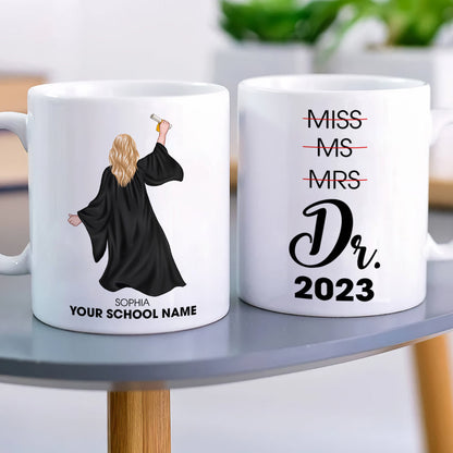 Personalized Graduation Mug, Gift For Graduates