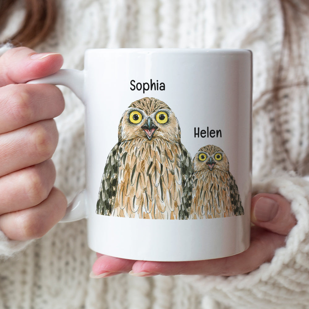We're so alike, Personalized Coffee Mug, Sitting With Mom Coffee Mug, Mother's Day, Birthday Gift For Mom