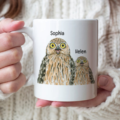 We're so alike, Personalized Coffee Mug, Sitting With Mom Coffee Mug, Mother's Day, Birthday Gift For Mom
