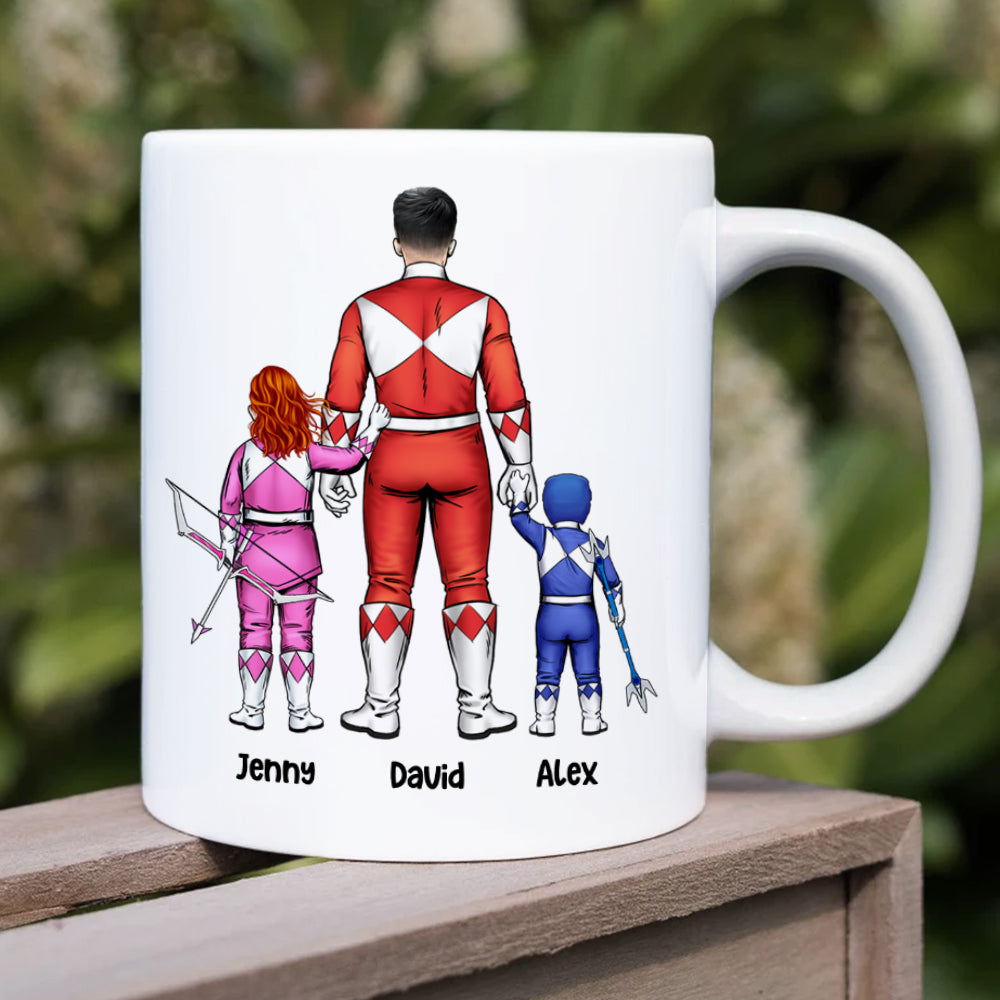 The Power Dad Need Sidekicks 01QHHN040523HH Personalized Family Mug