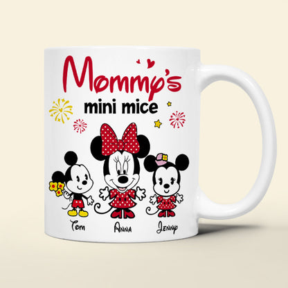 Personalized Gifts For Mom Coffee Mug Mommy's Mini Mice 02katn270224 Mother's Day Gifts